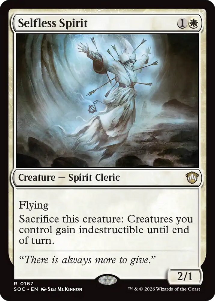 Selfless Spirit [Secrets of Strixhaven Commander] Magic: The Gathering