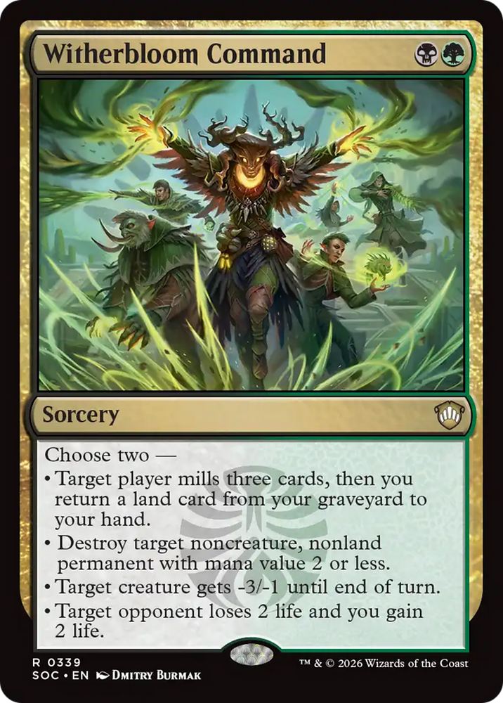 Witherbloom Command [Secrets of Strixhaven Commander] Magic: The Gathering