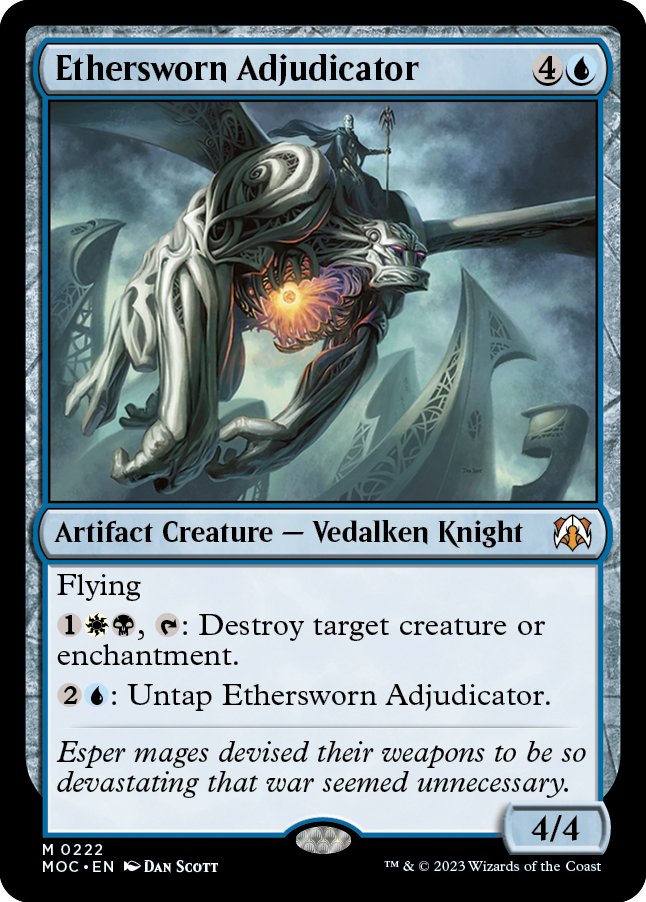 Ethersworn Adjudicator [March of the Machine Commander] Magic: The Gathering