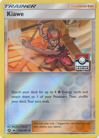 Kiawe (116a/147) [League & Championship Cards] Pokémon