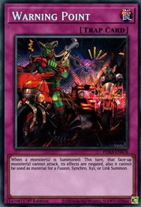 Warning Point [PHRA-EN078] Secret Rare Yu-Gi-Oh!