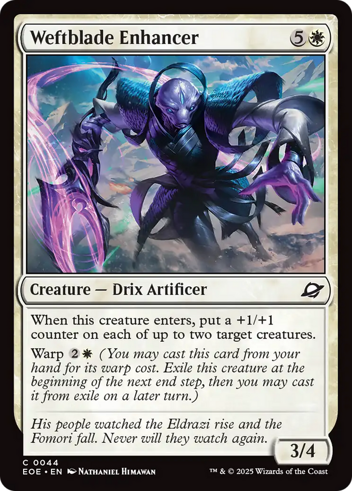 Weftblade Enhancer [Edge of Eternities] Magic: The Gathering