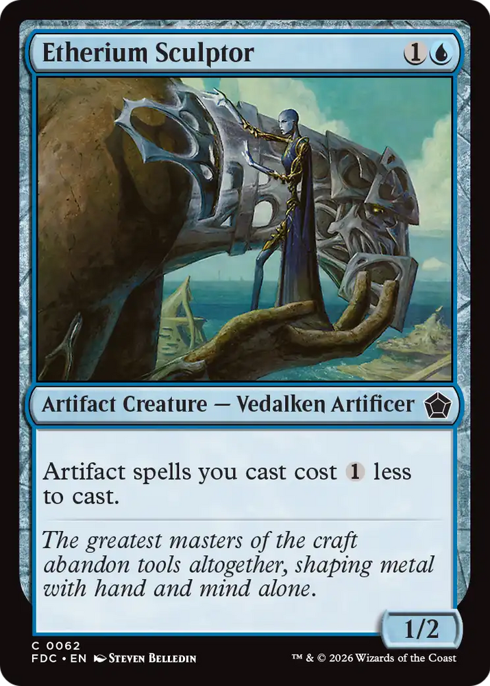 Etherium Sculptor [Foundations Commander] Magic: The Gathering