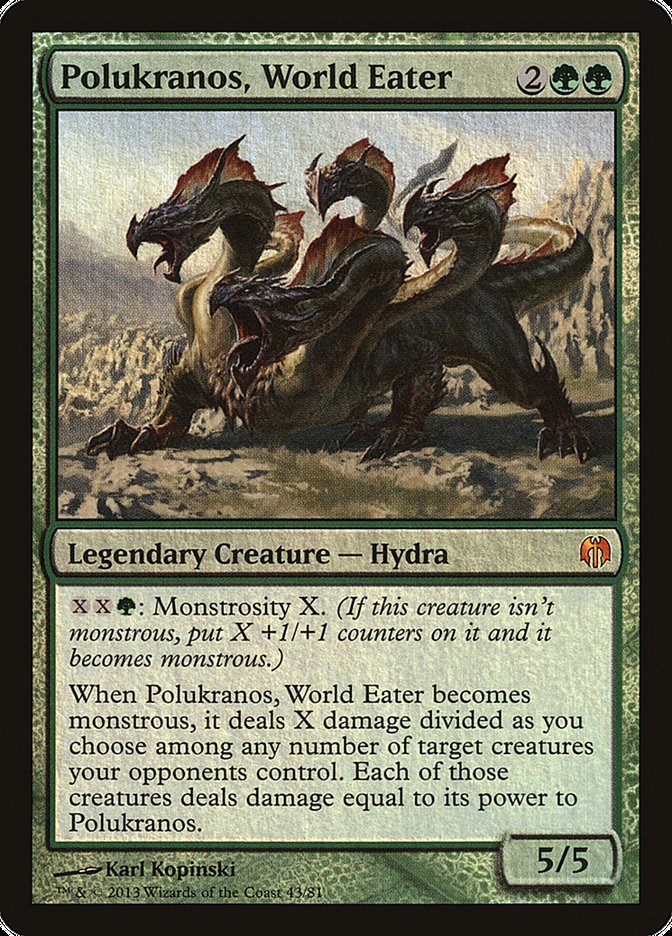 Polukranos, World Eater [Duel Decks: Heroes vs. Monsters] Magic: The Gathering