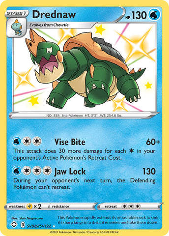 Drednaw (SV029/SV122) [Sword & Shield: Shining Fates] Pokémon