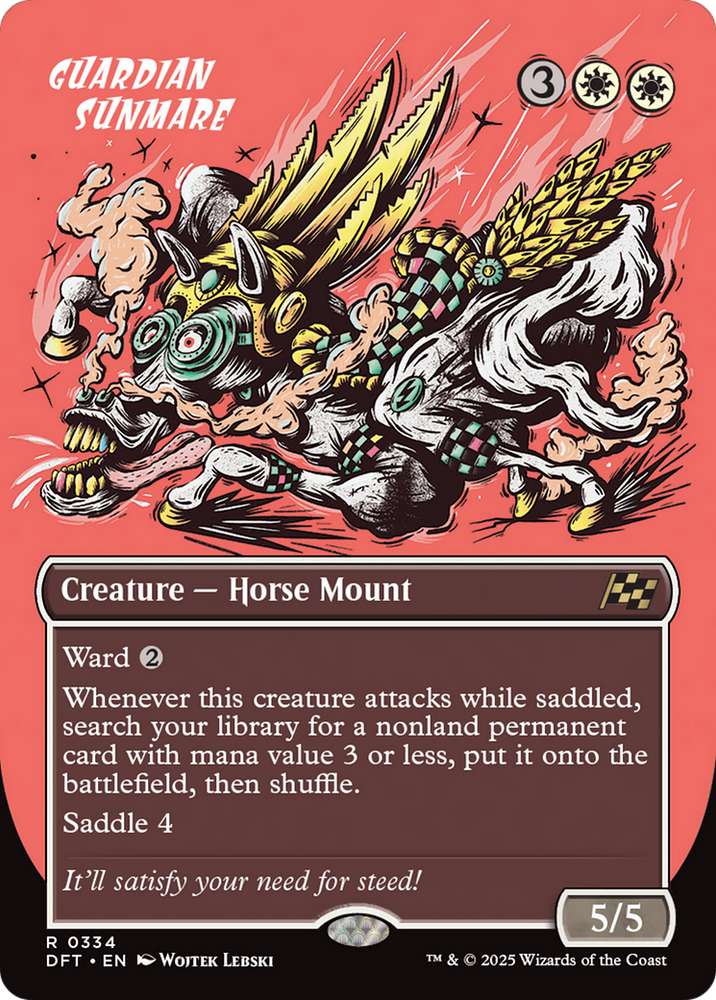 Guardian Sunmare (Borderless) [Aetherdrift] Magic: The Gathering