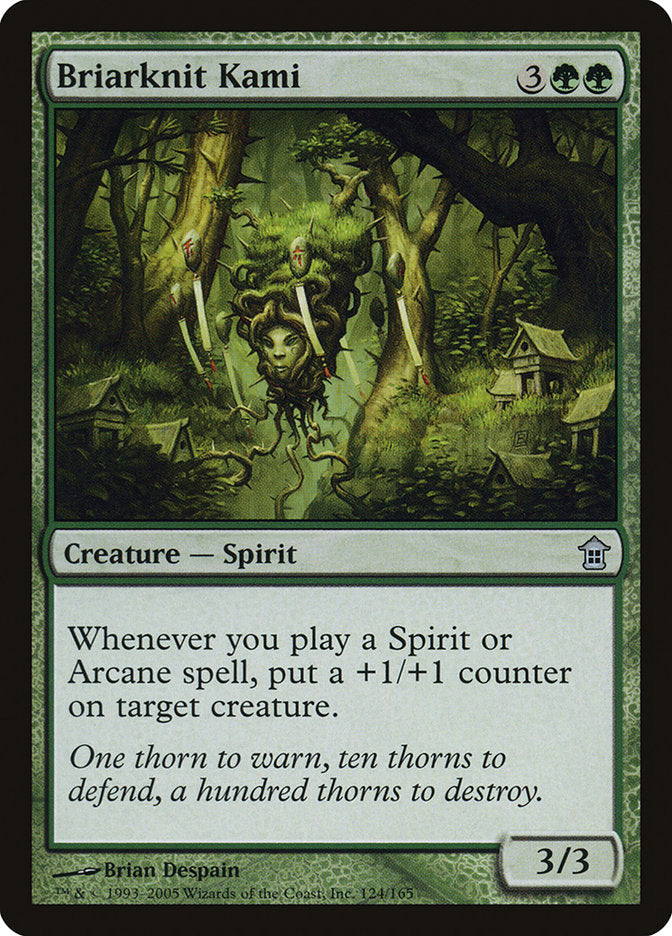 Briarknit Kami [Saviors of Kamigawa] Magic: The Gathering