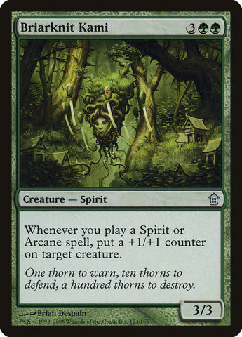 Briarknit Kami [Saviors of Kamigawa] Magic: The Gathering