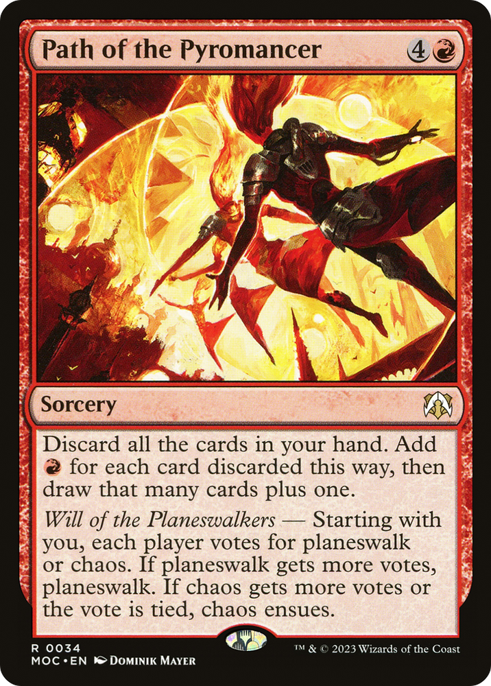 Path of the Pyromancer [March of the Machine Commander] Magic: The Gathering