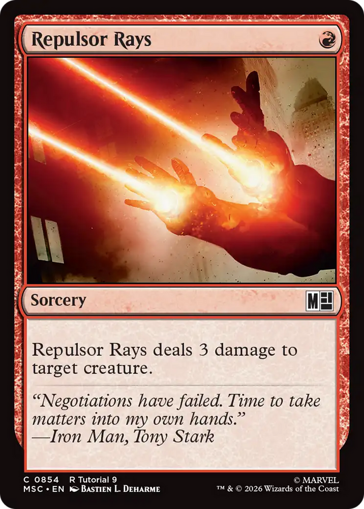Repulsor Rays [Marvel Super Heroes Commander] Magic: The Gathering