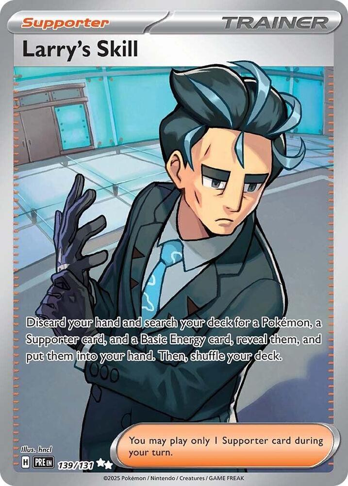 Larry's Skill (139/131) [Scarlet & Violet: Prismatic Evolutions] Pokémon