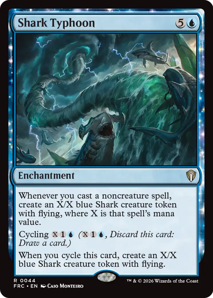 Shark Typhoon [Reality Fracture Commander] Magic: The Gathering
