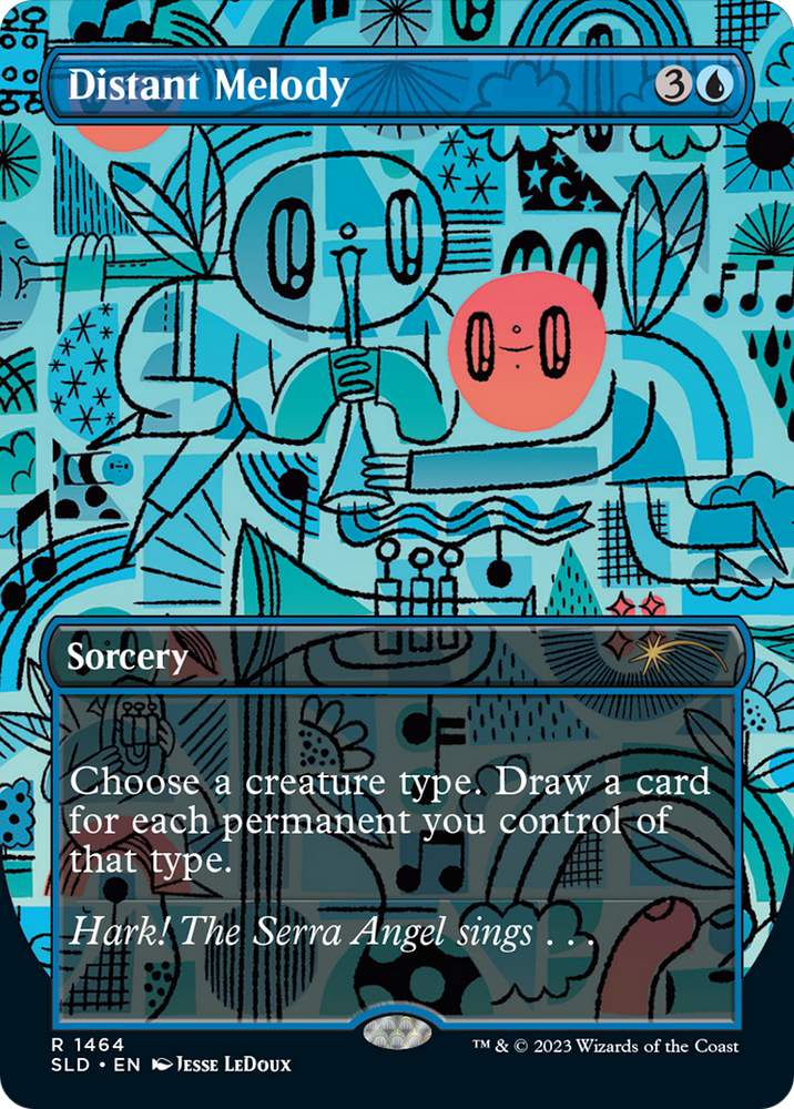 Distant Melody (Rainbow Foil) [Secret Lair Drop Series] Magic: The Gathering
