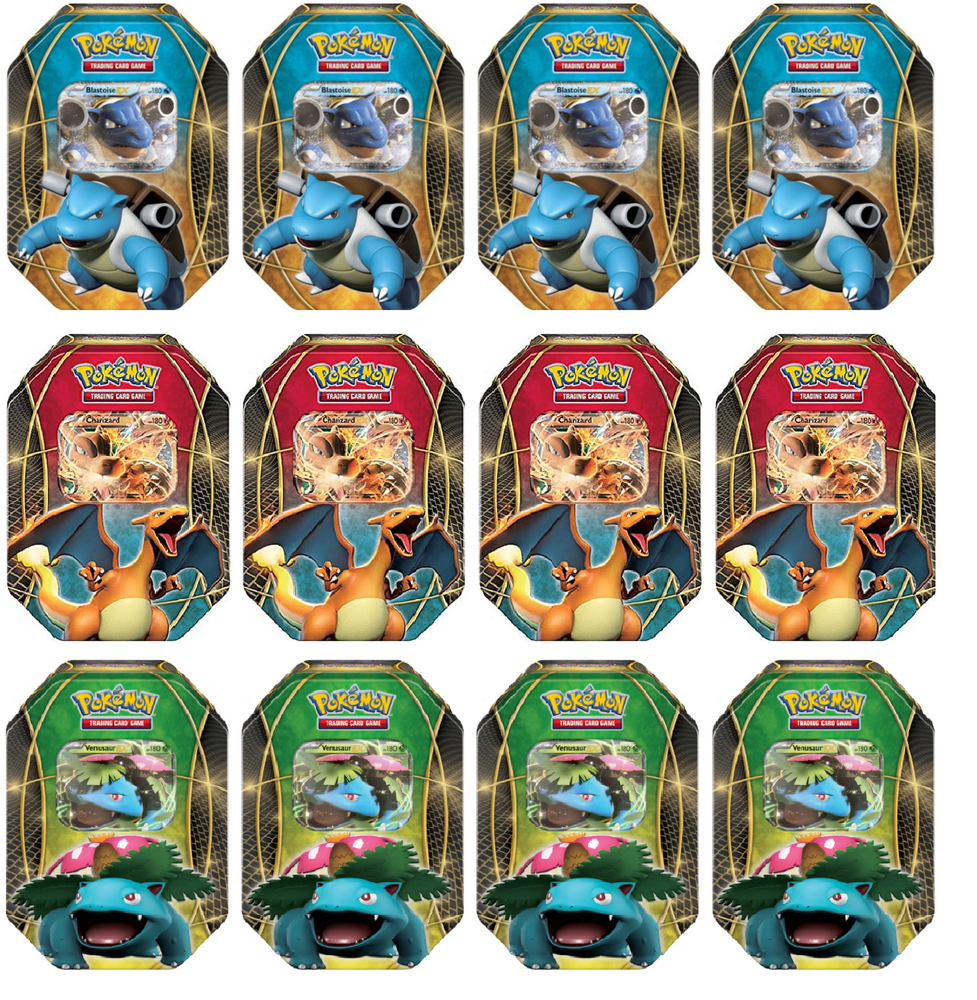 EX Power Trio Tin Case Pokémon