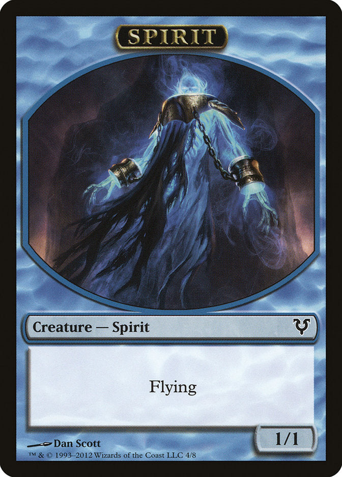 Spirit Token (4/8) [Avacyn Restored Tokens] Magic: The Gathering