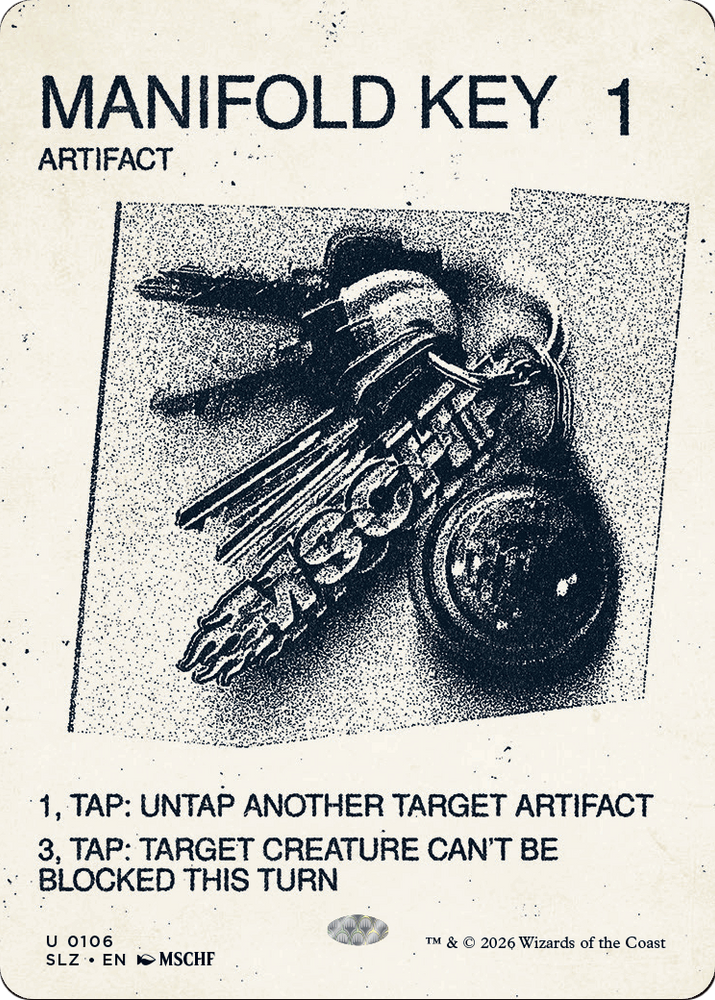 Manifold Key (0106) [Secret Lair x MSCHF: The Zeta Set] Magic: The Gathering