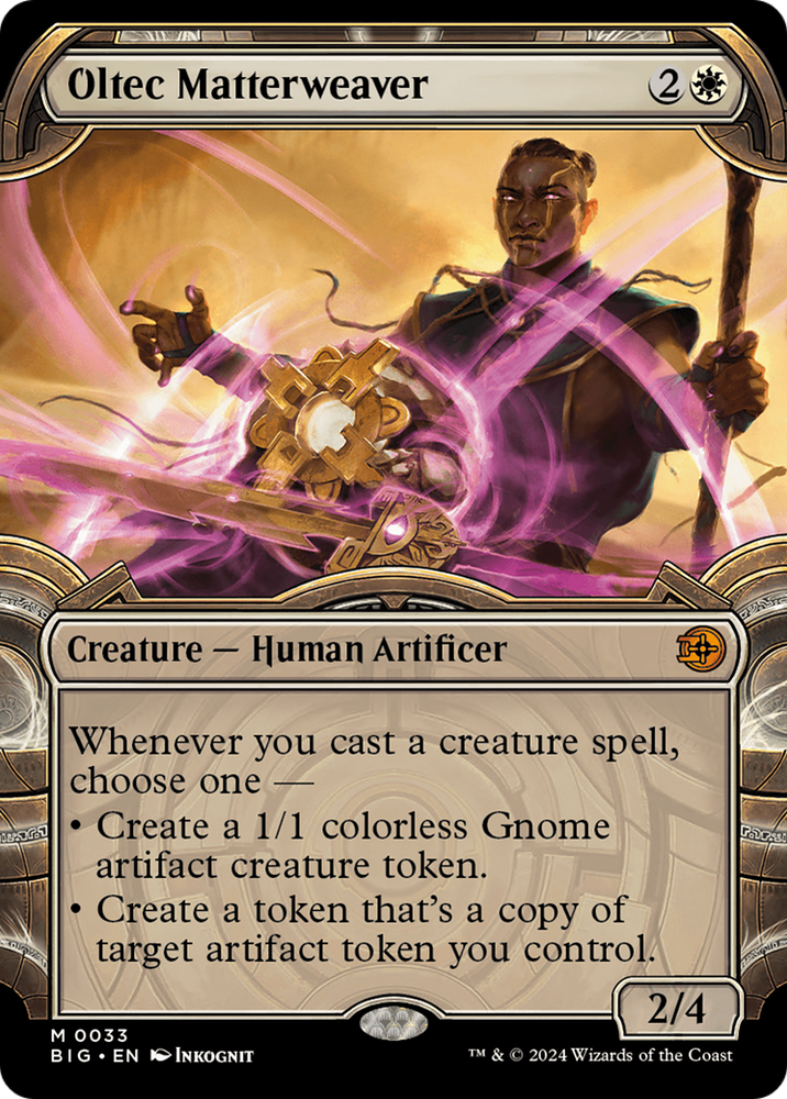 Oltec Matterweaver (Showcase) [Outlaws of Thunder Junction: The Big Score] Magic: The Gathering