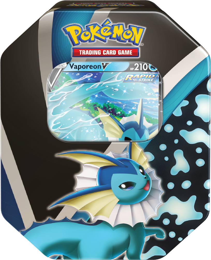 Sword & Shield: Evolving Skies - Eevee Evolutions Tin (Vaporeon V) Pokémon