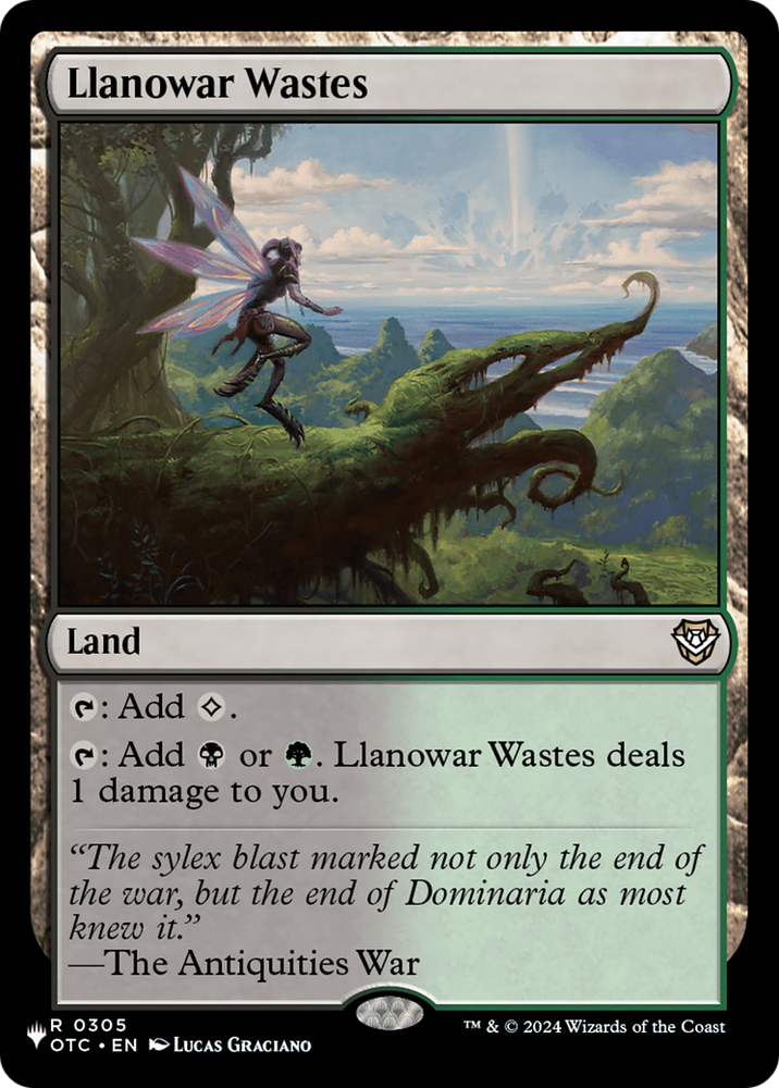 Llanowar Wastes (OTC) [The List] Magic: The Gathering