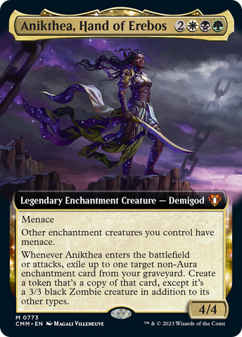 Anikthea, Hand of Erebos (Extended Art) [Commander Masters] Magic: The Gathering