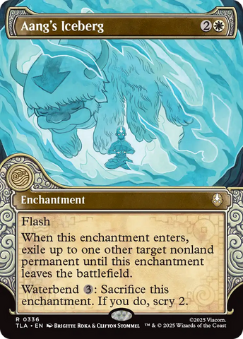 Aang's Iceberg (Showcase) [Avatar: The Last Airbender] Magic: The Gathering