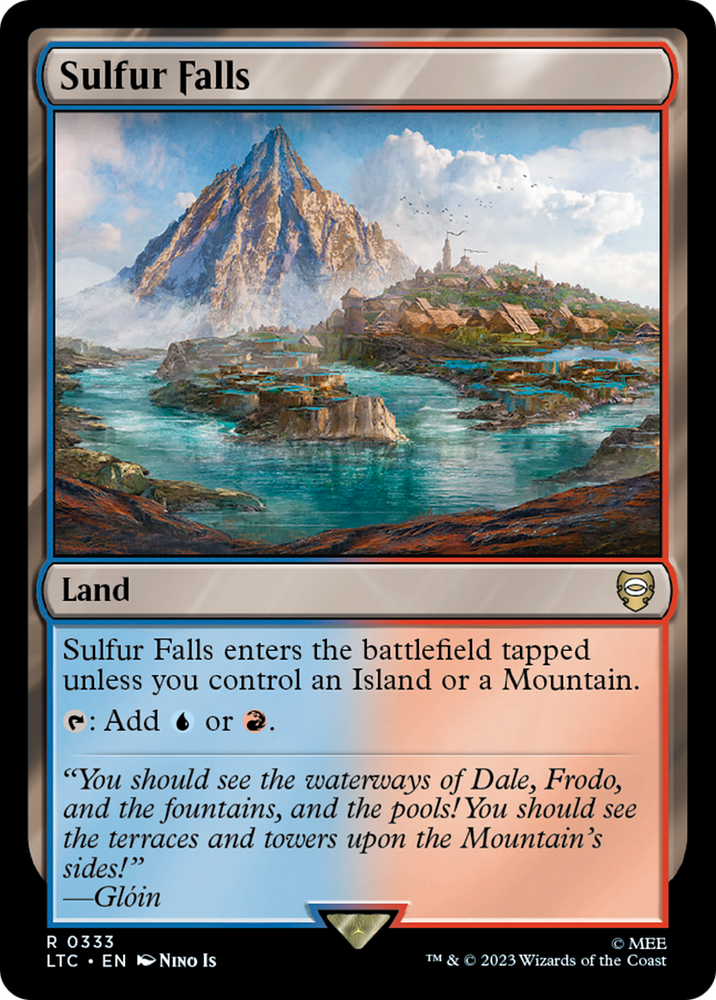 Sulfur Falls [The Lord of the Rings: Tales of Middle-Earth Commander] Magic: The Gathering