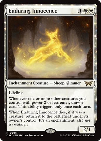 Enduring Innocence [Duskmourn: House of Horror] Magic: The Gathering