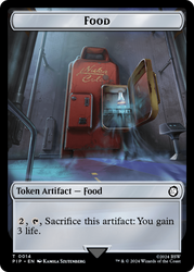 Food (0014) // Soldier (0010) Double-Sided Token [Fallout Tokens] Magic: The Gathering