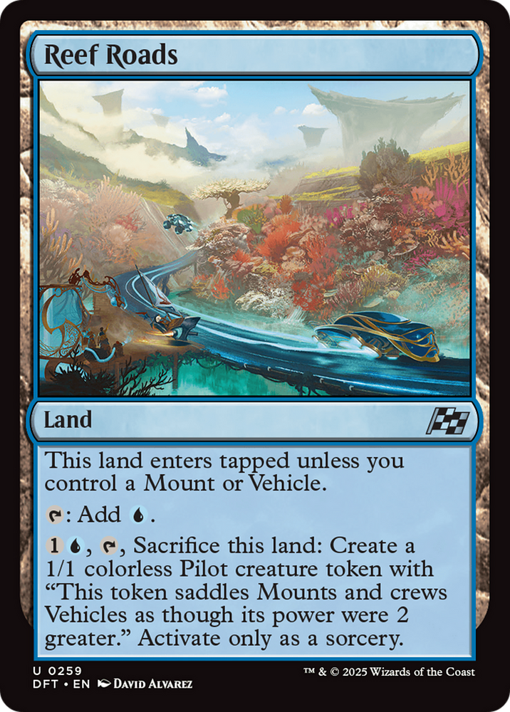 Reef Roads [Aetherdrift] Magic: The Gathering