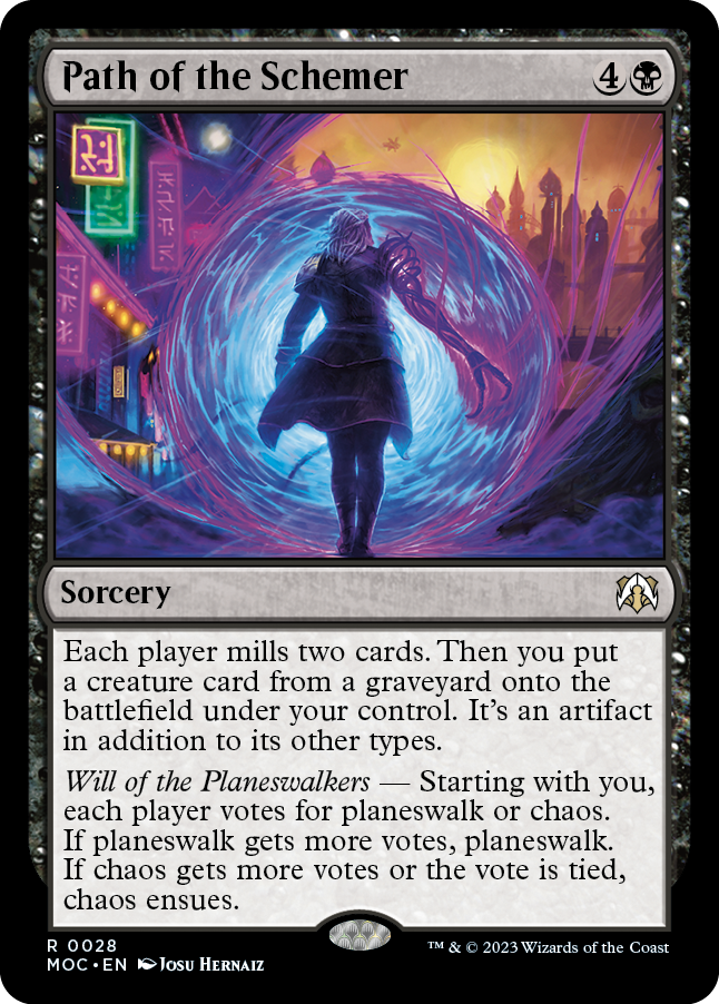 Path of the Schemer [March of the Machine Commander] Magic: The Gathering