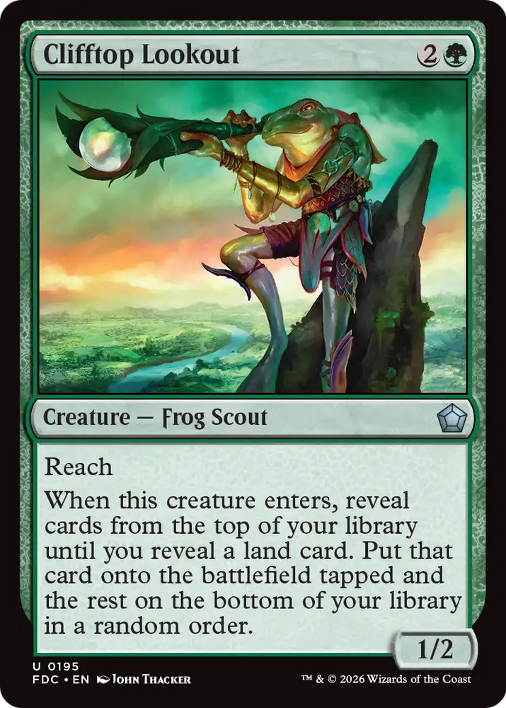 Clifftop Lookout [Foundations Commander] Magic: The Gathering