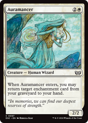 Auramancer [Duskmourn: House of Horror Commander] Magic: The Gathering