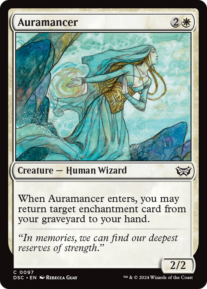 Auramancer [Duskmourn: House of Horror Commander] Magic: The Gathering