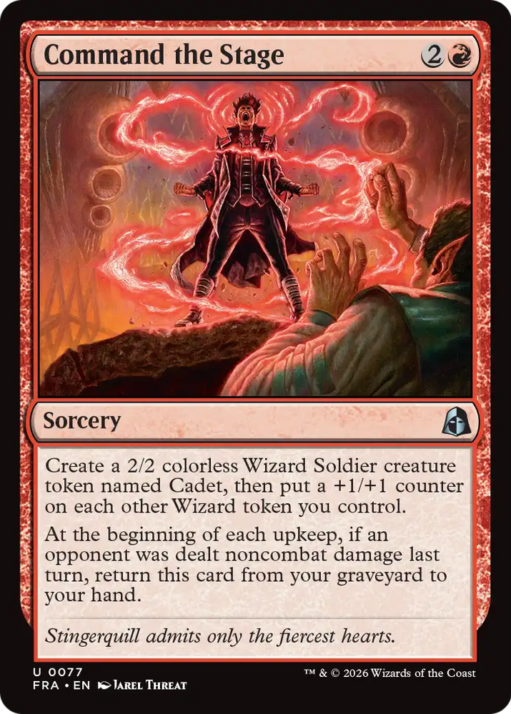 Command the Stage [Reality Fracture] Magic: The Gathering