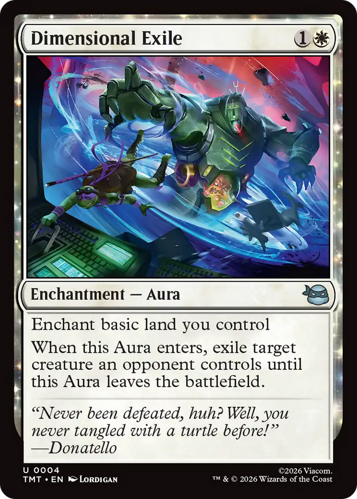 Dimensional Exile [Teenage Mutant Ninja Turtles] Magic: The Gathering