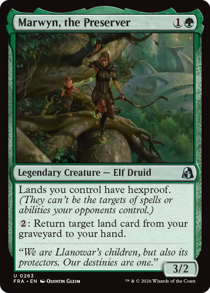 Marwyn, the Preserver [Reality Fracture] Magic: The Gathering