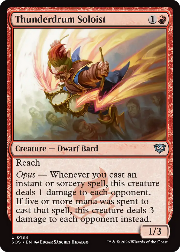 Thunderdrum Soloist [Secrets of Strixhaven] Magic: The Gathering