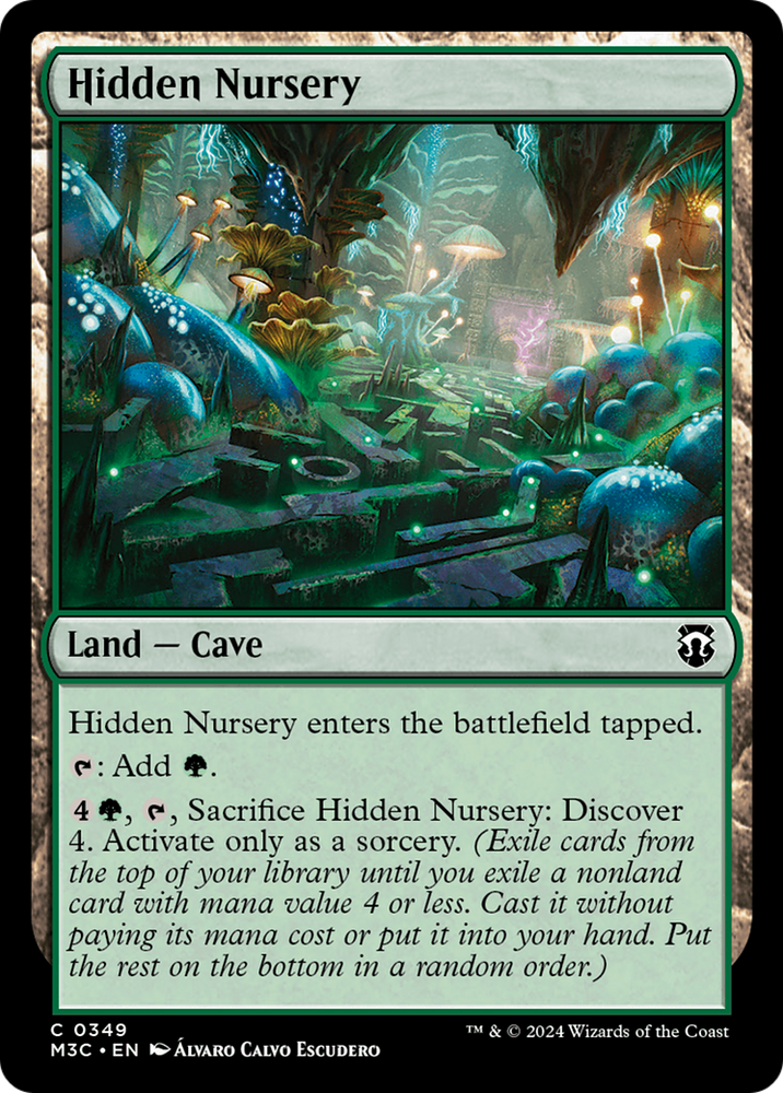 Hidden Nursery (Ripple Foil) [Modern Horizons 3 Commander] Magic: The Gathering