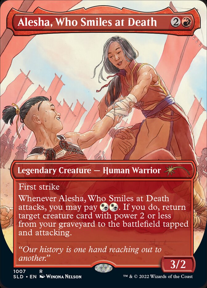 Alesha, Who Smiles at Death [Secret Lair Drop Series] Magic: The Gathering
