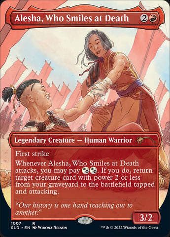 Alesha, Who Smiles at Death [Secret Lair Drop Series] Magic: The Gathering