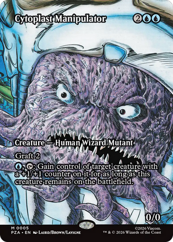 Cytoplast Manipulator (Borderless) [Teenage Mutant Ninja Turtles Eternal-Legal] Magic: The Gathering