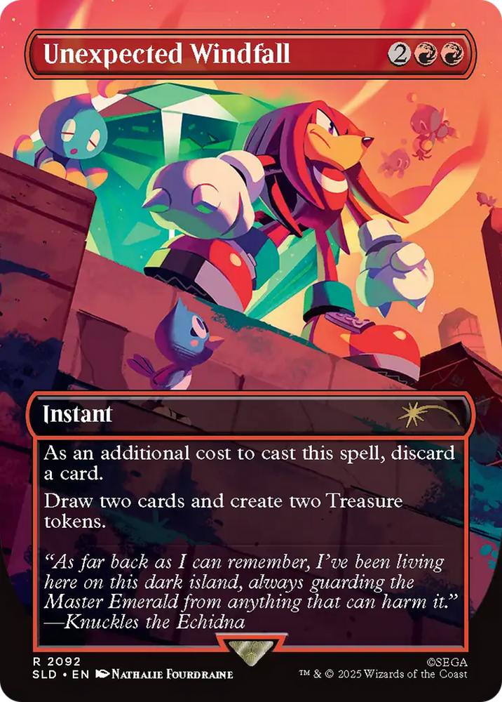 Unexpected Windfall (2092) [Secret Lair Drop Series] Magic: The Gathering