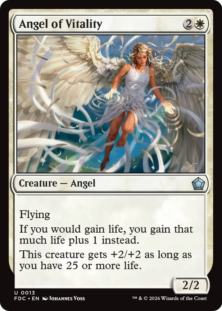 Angel of Vitality [Foundations Commander] Magic: The Gathering