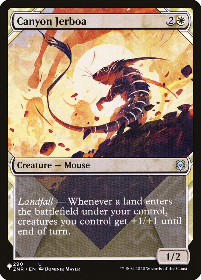 Canyon Jerboa (Showcase) [The List] Magic: The Gathering