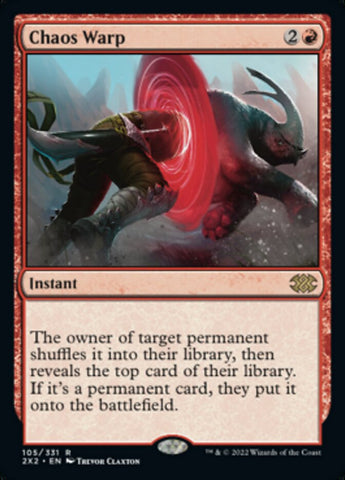 Chaos Warp [Double Masters 2022] Magic: The Gathering