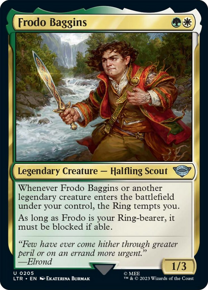 Frodo Baggins [The Lord of the Rings: Tales of Middle-Earth] Magic: The Gathering
