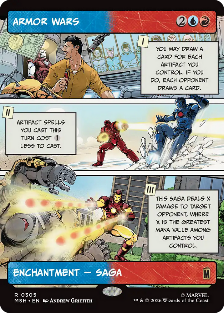 Armor Wars (Borderless) [Marvel Super Heroes] Magic: The Gathering