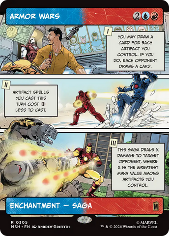 Armor Wars (Borderless) [Marvel Super Heroes] Magic: The Gathering