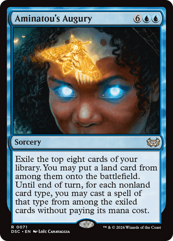 Aminatou's Augury [Duskmourn: House of Horror Commander] Magic: The Gathering