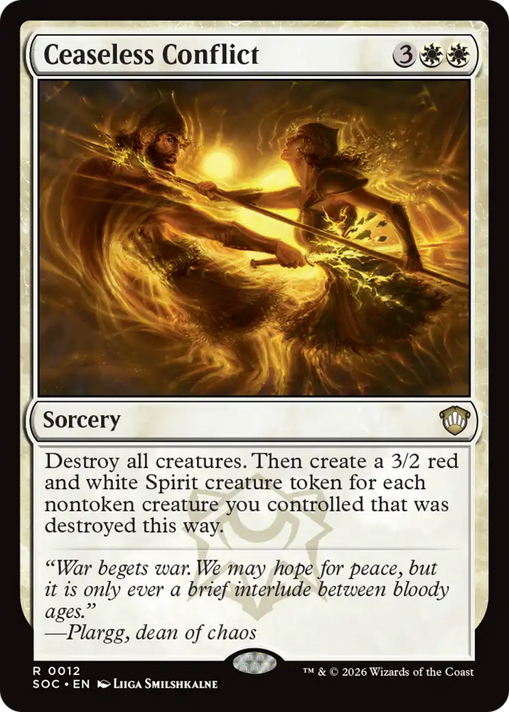 Ceaseless Conflict [Secrets of Strixhaven Commander] Magic: The Gathering